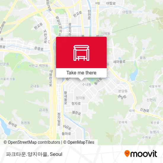파크타운.양지마을 map