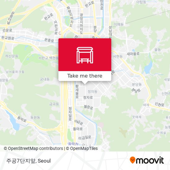 주공7단지앞 map