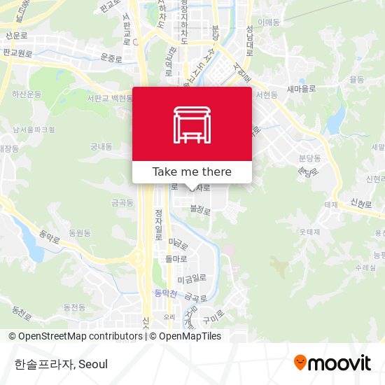 한솔프라자 map