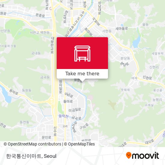 한국통신이마트 map