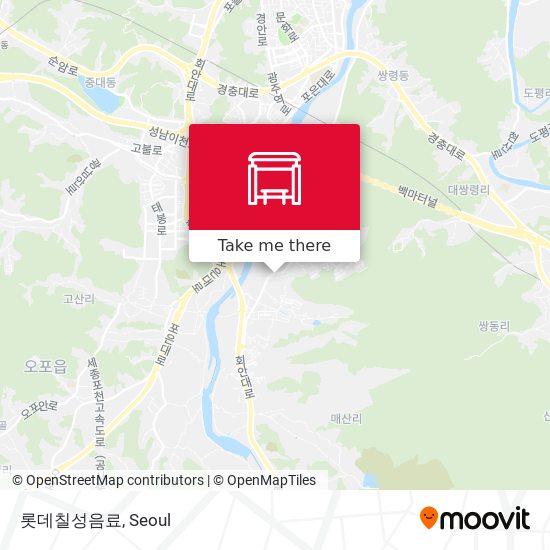 롯데칠성음료 map