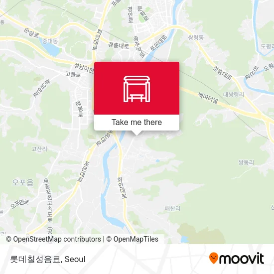 롯데칠성음료 map