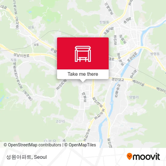성원아파트 map