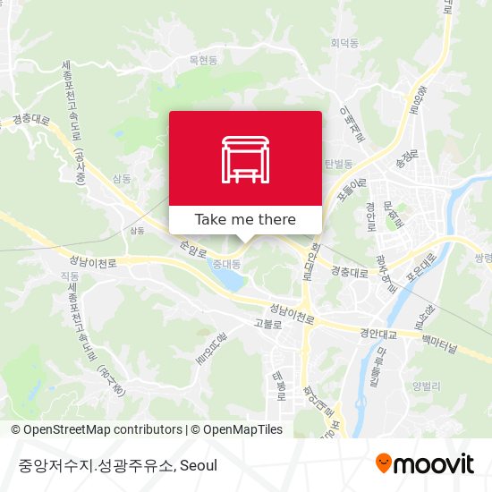 중앙저수지.성광주유소 map