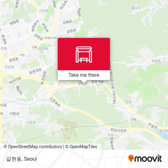 갈현동 map