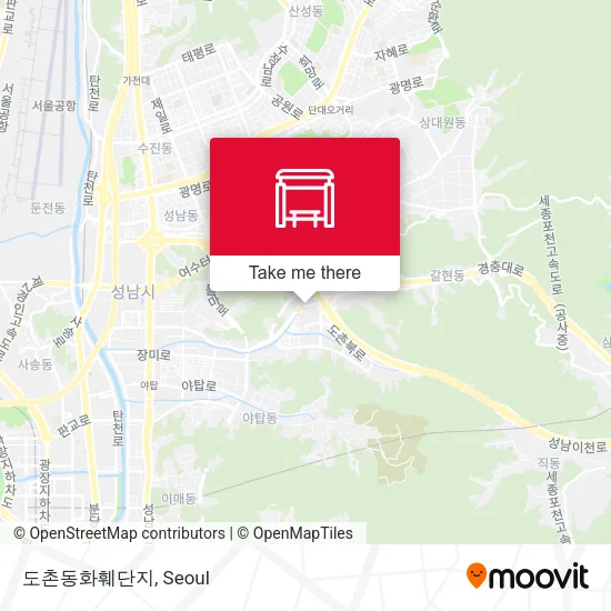 도촌동화훼단지 map