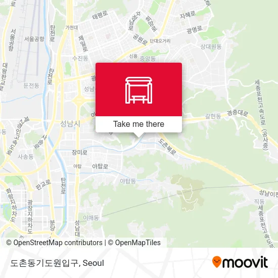 도촌동기도원입구 map