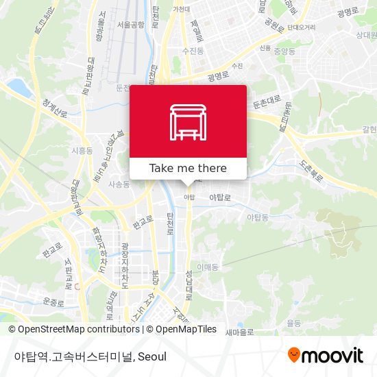 야탑역.고속버스터미널 map