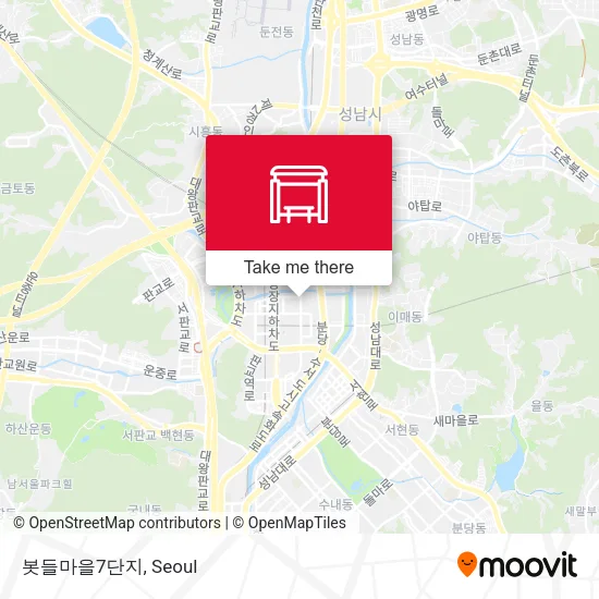 봇들마을7단지 map