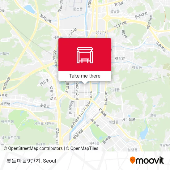 봇들마을9단지 map