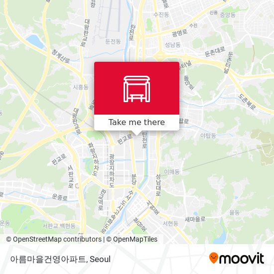 아름마을건영아파트 map