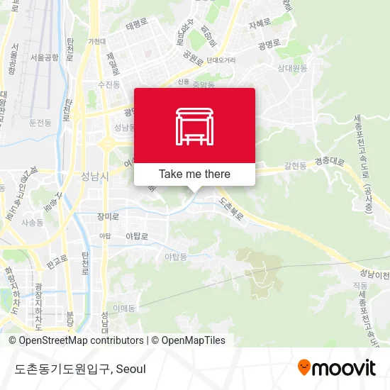 도촌동기도원입구 map