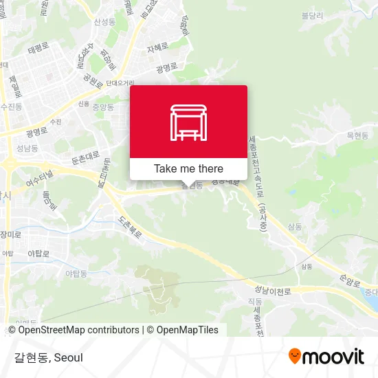 갈현동 map