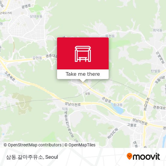 삼동.갈마주유소 map