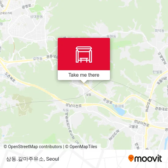 삼동.갈마주유소 map