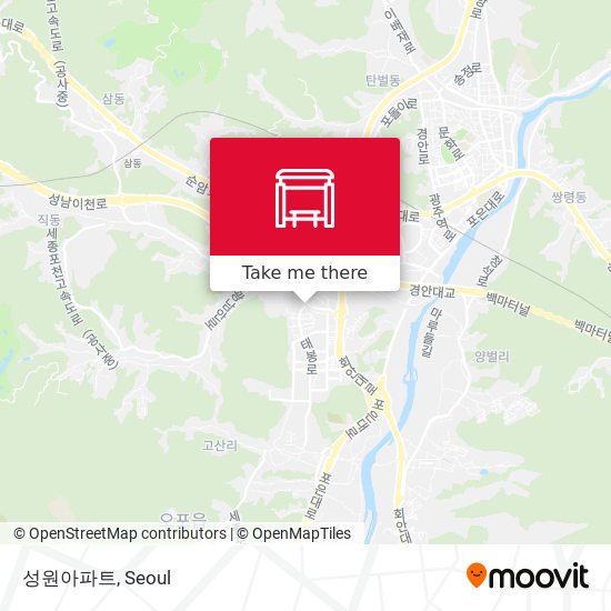 성원아파트 map