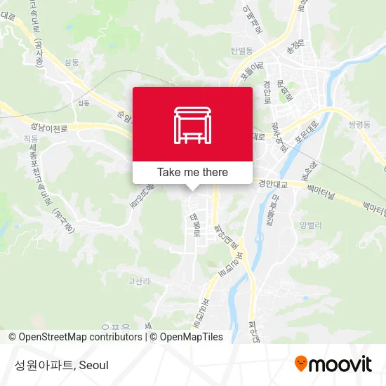 성원아파트 map