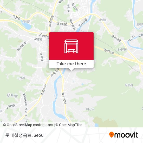 롯데칠성음료 map