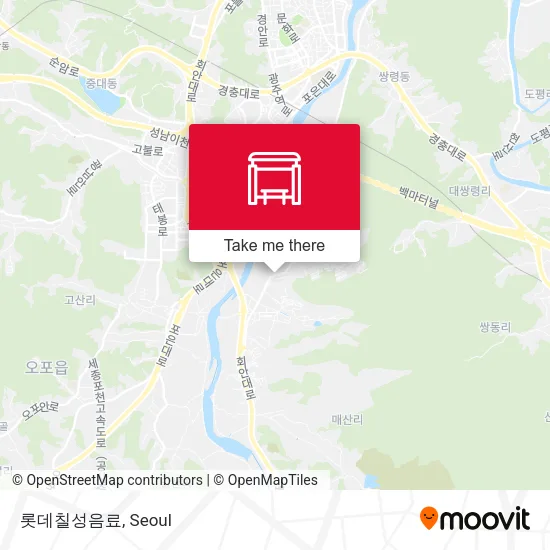 롯데칠성음료 map