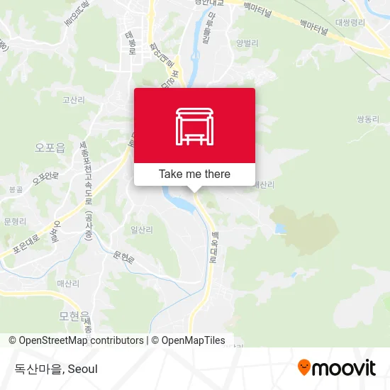 독산마을 map