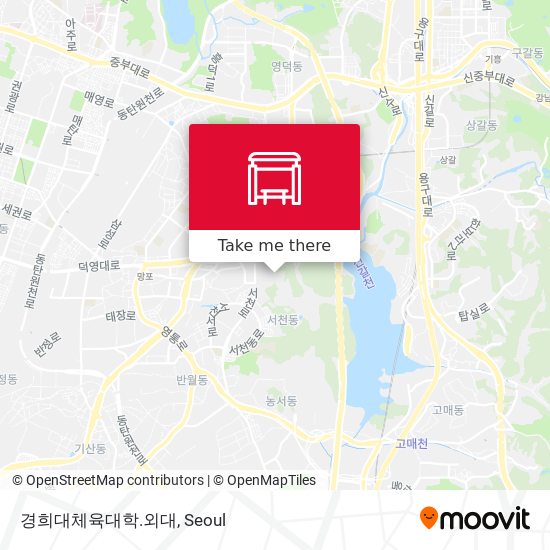 경희대체육대학.외대 map