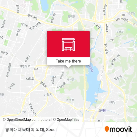 경희대체육대학.외대 map