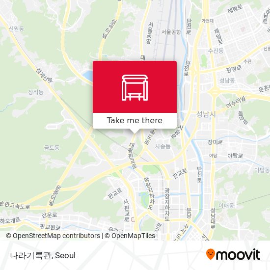 나라기록관 map