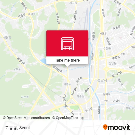 고등동 map