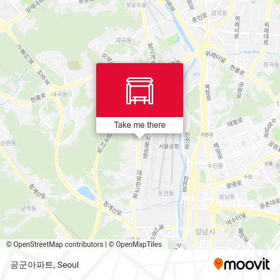 공군아파트 map