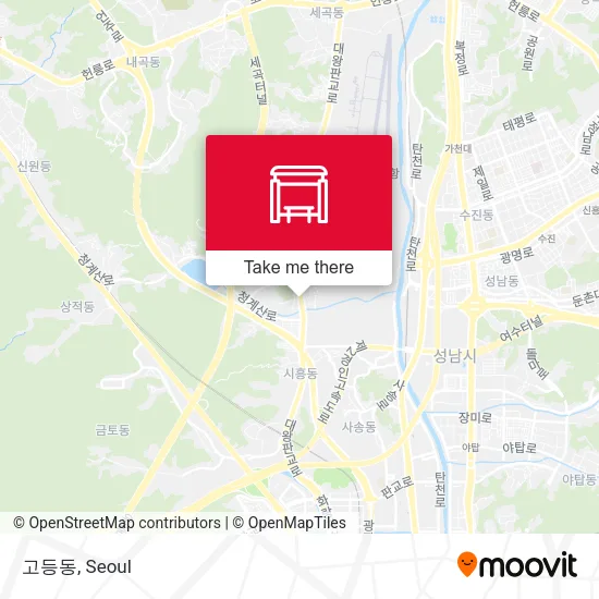 고등동 map