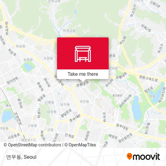 연무동 map
