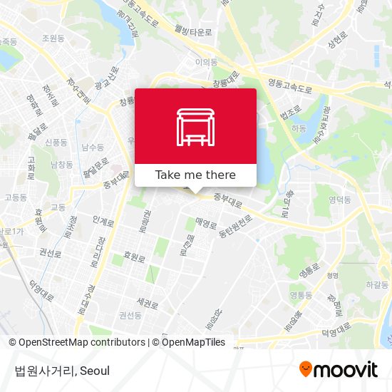 법원사거리 map