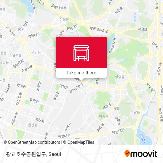 광교호수공원입구 map
