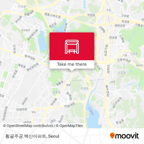 황골주공.벽산아파트 map