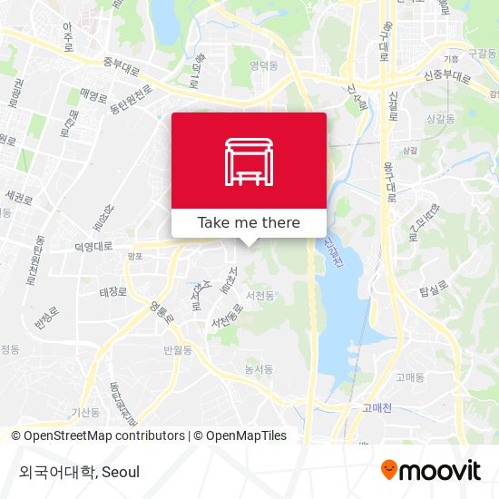 외국어대학 map