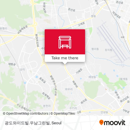 광도와이드빌.우남그린빌 map