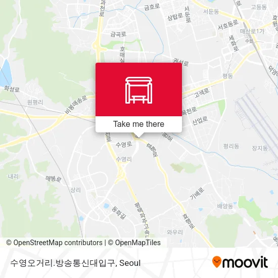 수영오거리.방송통신대입구 map