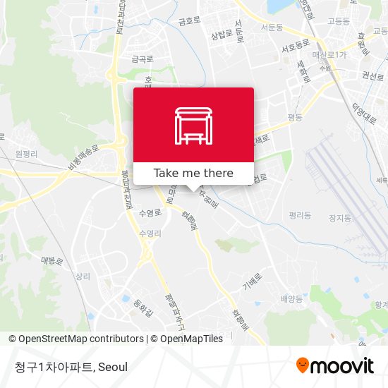 청구1차아파트 map