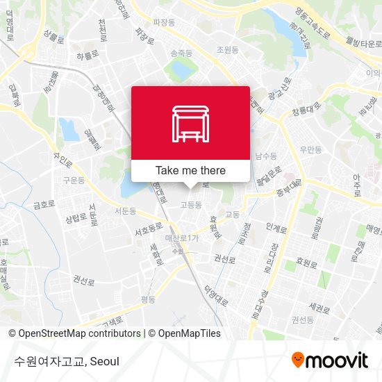 수원여자고교 map
