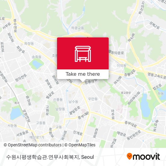 수원시평생학습관.연무사회복지 map