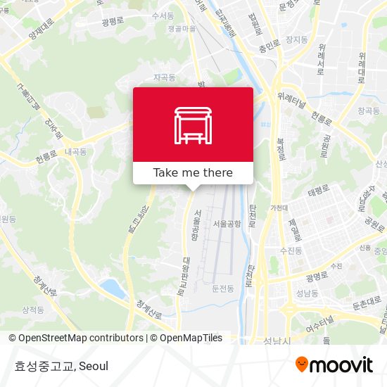 효성중고교 map