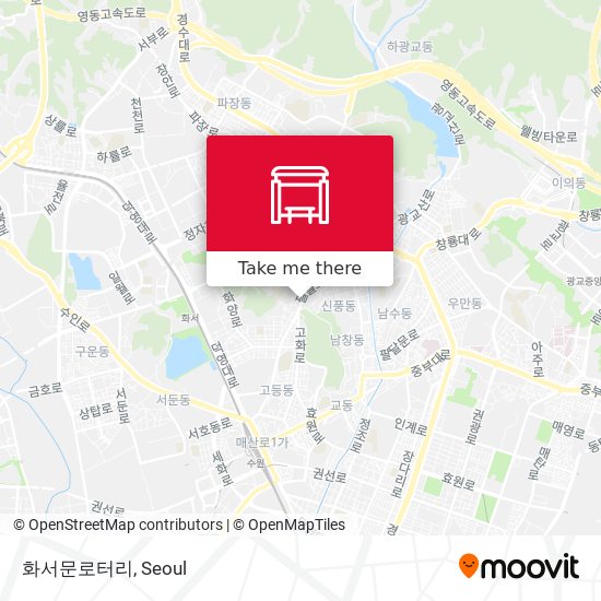 화서문로터리 map