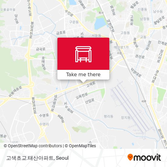 고색초교.태산아파트 map