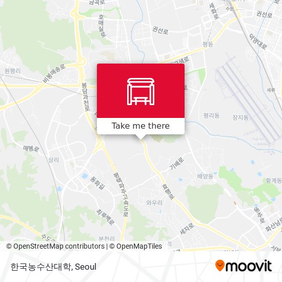 한국농수산대학 map