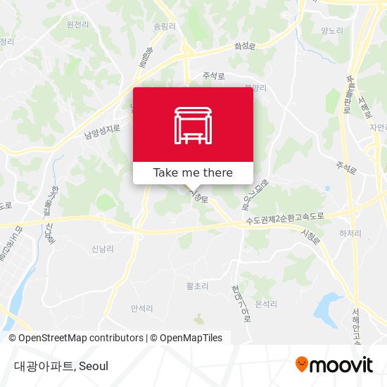 대광아파트 map