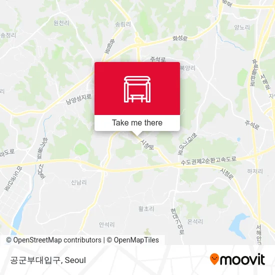 공군부대입구 map