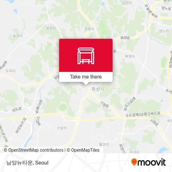 남양뉴타운 map