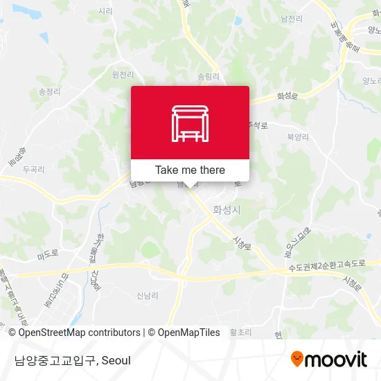 남양중고교입구 map
