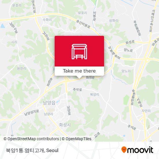 북양1통.염티고개 map