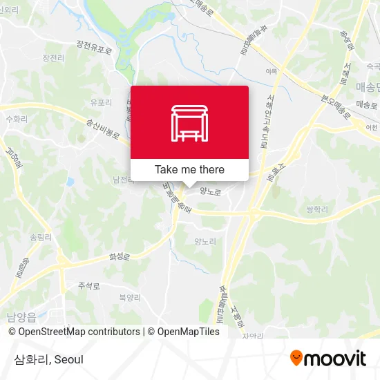 삼화리 map